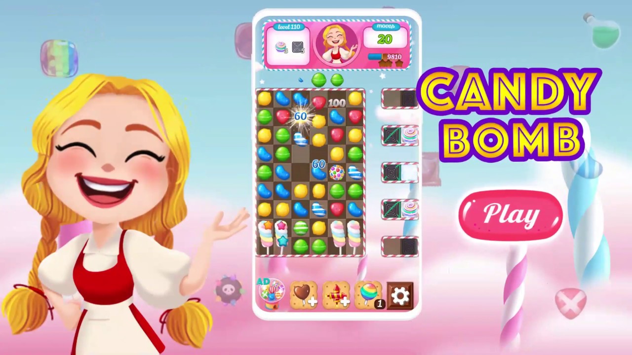 Sweet Candy Bomb Gameplay 30s YouTube
