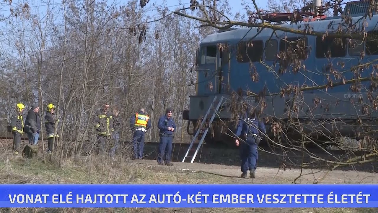 Vonat elé hajtott az autó - két ember vesztette életét