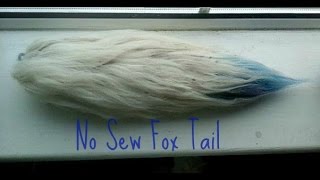 Easy No Sew Foxtail DIY