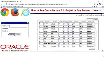 Forms & Reports12c - Run Forms12c on any Browser (Firefox, Chrome, Explorer)