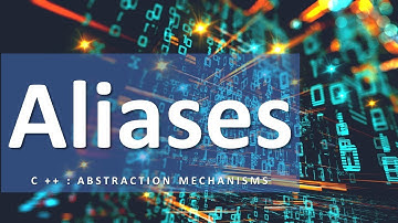 Aliases ( A Tour of C++: Abstraction Mechanisms )