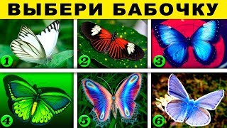 Тест! Узнай о себе ШОКИРУЮЩУЮ ПРАВДУ! Выбери самую красивую бабочку И УЗНАЙ ВСЕ О СВОЕМ ХАРАКТЕРЕ!