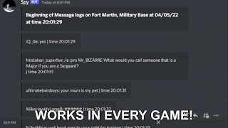 I logged The Roblox Chat To My Discord!