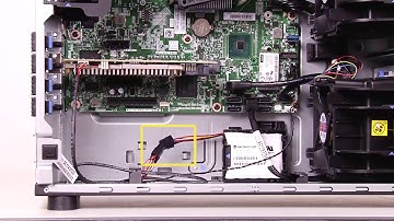 Lenovo ThinkSystem ST250 installing a flash power module