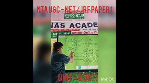 #Octal _to_Decimal|#Computer Number System |Unit8-ICT |NTA UGC-NET/JRF EXAM 2023|Contact-9334617677