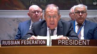 Sergey Lavrov Address at United Nations Security Council - April 24, 2023 - English Subtitles