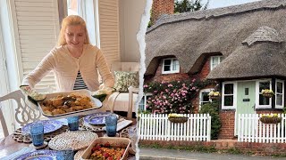 Slow Living in My Small English Garden 🌿 Roses, Baking & Grandma’s Recipe