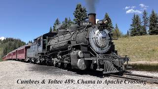 Cumbres & Toltec 489: Chama to Apache Crossing