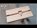 dovetail joinery of table top & leg [woodworking]