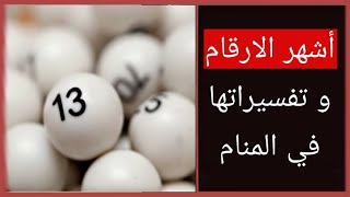 رقم الحظ ورقم النحس مفاجئات وغرائب