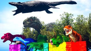 美味しい食べ物を手に入れろ　恐竜レース　恐竜ゲーム　恐竜アニメ screenshot 1