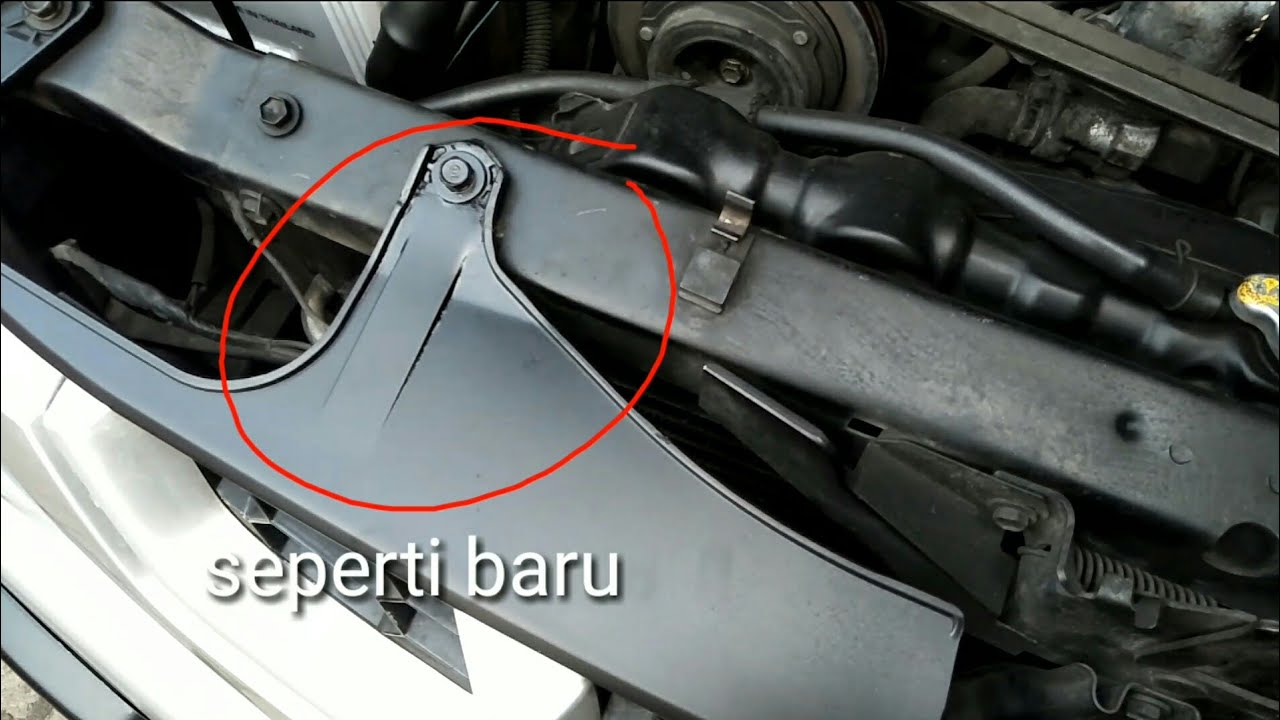 CARA PERBAIKI BUMPER ATAU GRILLE YANG SOBEK Part 2