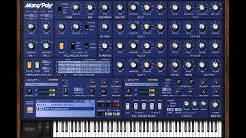 Depeche Mode - A Question Of Lust (Instrumental cover on Korg Mono/Poly VST V1.0)