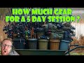 How much gear does a carp fisherman need sifishes carpfishing
