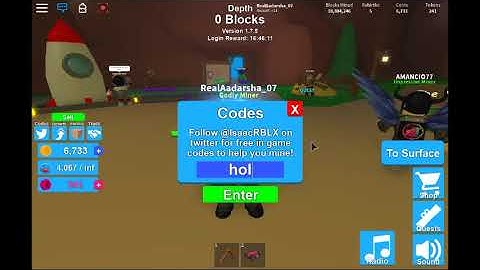 4 codes i know in mining simulator:  all credit goes ro VED_DEV vidio link is description