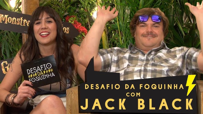 Ao lado de Danilo Gentili, Jack Black dubla cenas em português de seus  próprios filmes - Estrelando