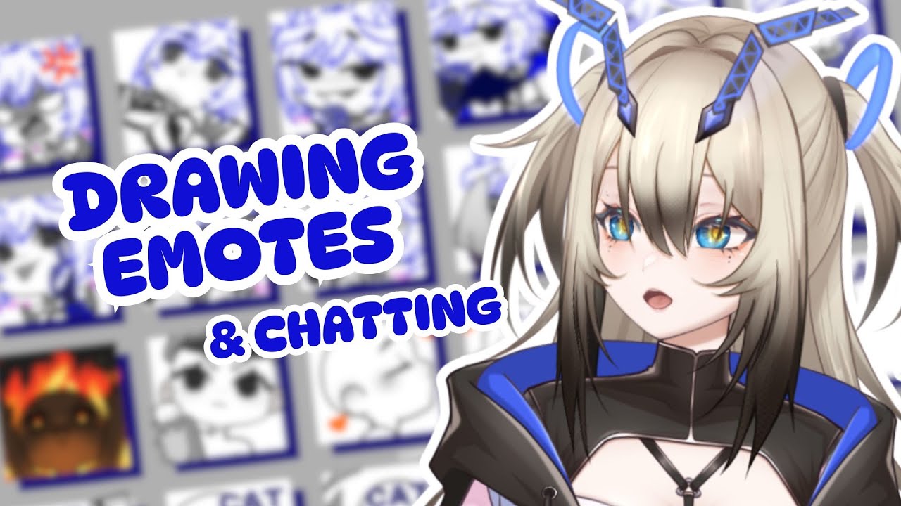 BEEPY TIME drawing dragon waifu emotes 🖤 [17/01/2026 VOD]