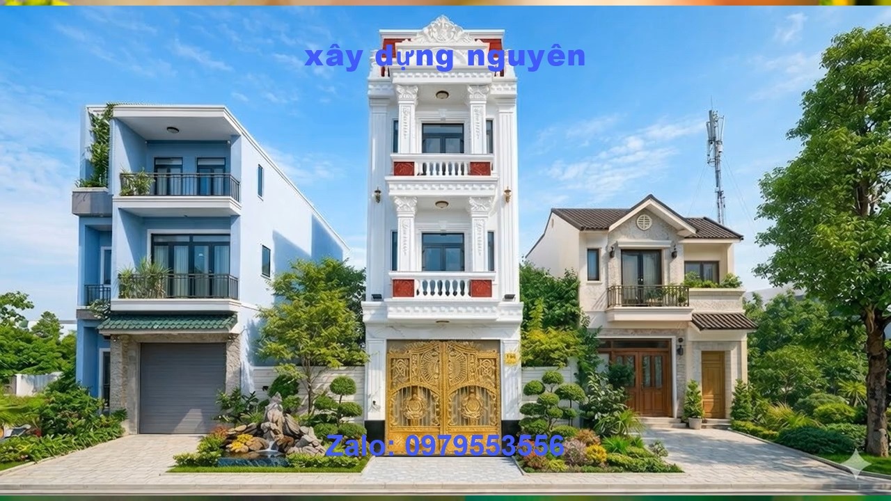 Mẫu Nhà 3 Tầng Thiết Kế Theo Phong Cách Cổ Điển Diện Tích 4x18m Thiết Kế 4 Phòng Ngủ #nha3tang