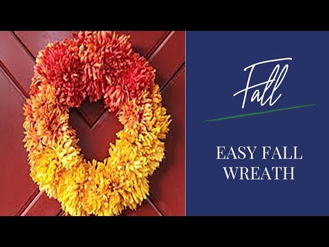 How To Make An Easy Fall Wreath