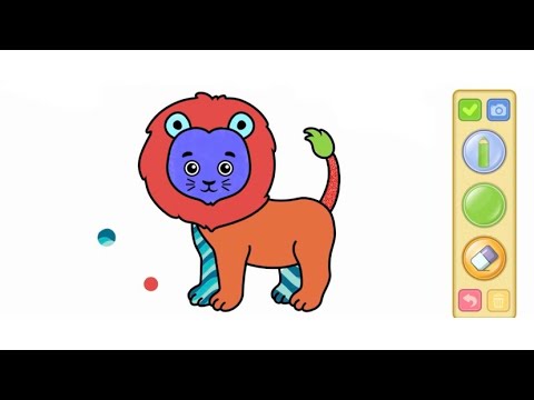 Drawing for kids | Bimi Boo | Draw Lion 🦁 - YouTube