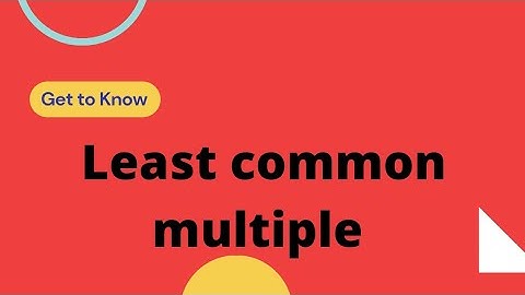 Least Common Multiple, Class 5, Chapter no 2, PTB, single national curriculum