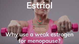 Estriol Weak Estrogen for Menopause Symptoms | Bi-Est | BiEst