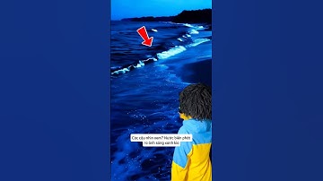 Sự thật về nước biển phát ra ánh sáng xanh kì lạ