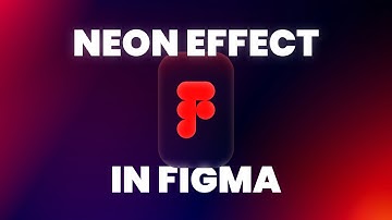 How To Make This Awesome Figma Neon Blur Effect Fast!