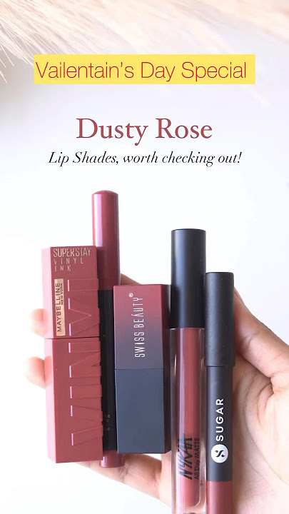 Dusty rose lip shades #nykaafinds #nykaahaul #liptint #liquidlipstick #bridetobe #valentineday #lip