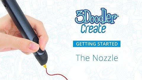 3Doodler Create - Getting Started: The Nozzle