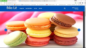 Website bán bánh--Laravel framework.
