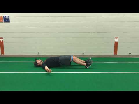 Band Hamstring Bridge, Isometric Hold