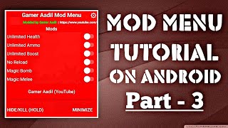 Mod Menu Tutorial on Android [Part - 3] | Learn to Apply mod menu in Any Games screenshot 5