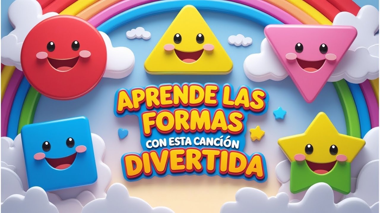 Aprende las Formas con Esta Canción Divertida 🎵 | Figuras para Niños en ...