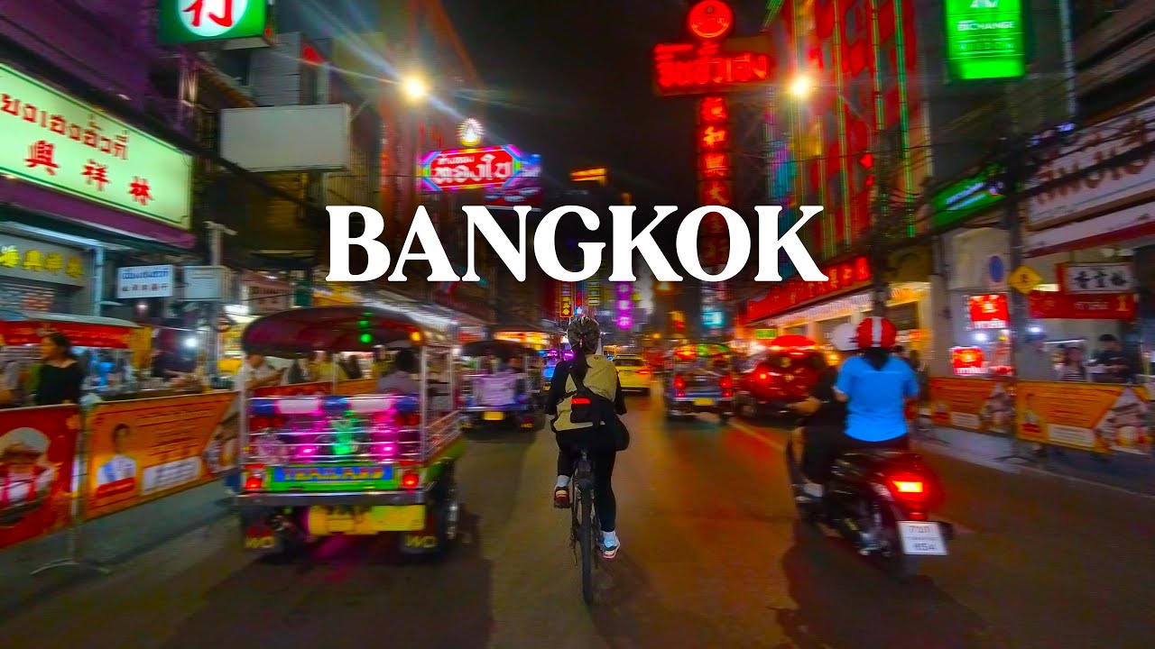Biking BANGKOK | Chinatown, Song Wat, Banthat Thong