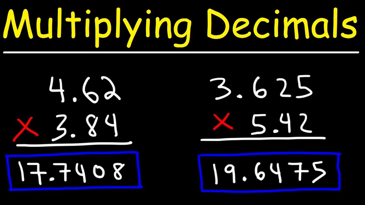 Multiplying 3 Digit By 3 Digit Decimals Worksheets