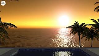 Sunset In Maldives - Sunny Days & Starry Nights - Waves & Nature Sounds