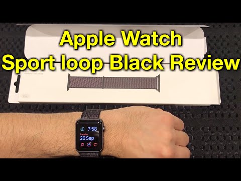 Apple watch Sport Loop Black 42mm Review