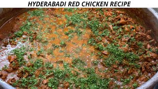 Hyderabadi Red Chicken Curry Recipe By Hyderabad Kitchen Food Fusion