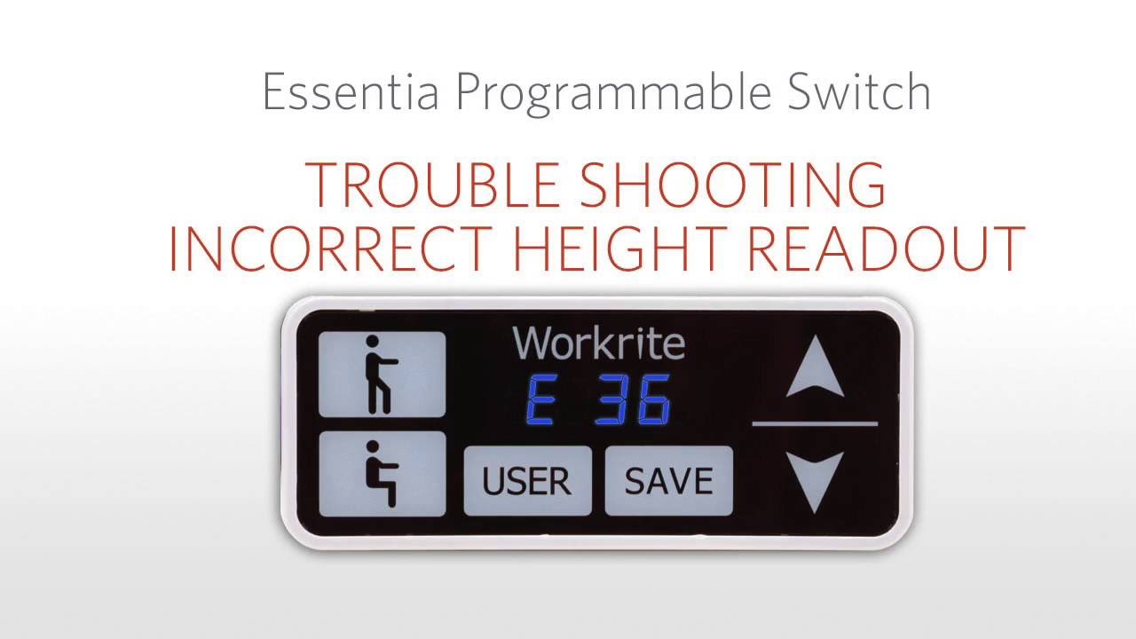 Workrite Ergonomics Essentia Programmable Controls User Guide - YouTube