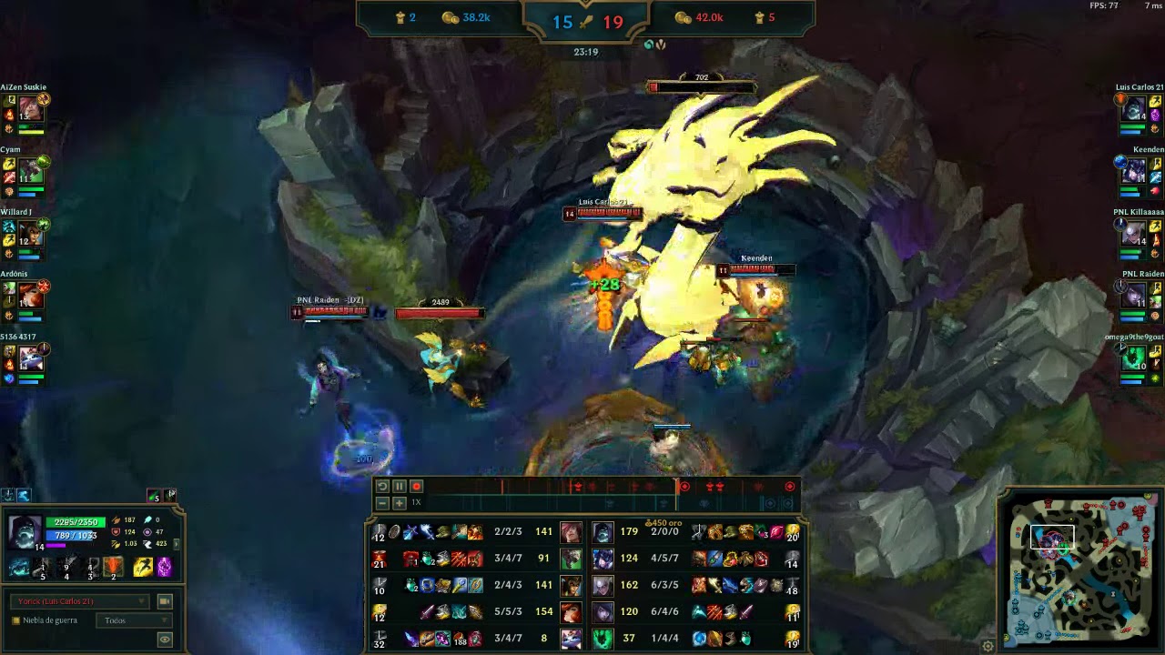 Yorick Quadra Kill (Ranked) YouTube