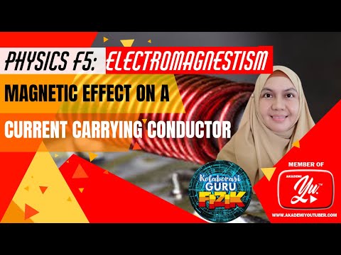 PHYSICS F5 | ELECTROMAGNETISM I MAGNETIC EFFECT IN A CURRENT CARRYING CONDUCTOR