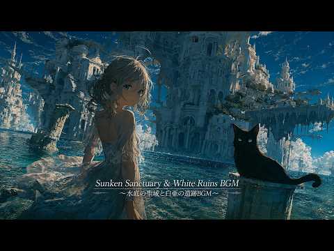 2 Hour Ethereal Water Celtic Ambient 💧 Sunken Sanctuary & White Ruins BGM　ケルトアンビエント 💧 水底の聖域と白亜の遺跡BGM