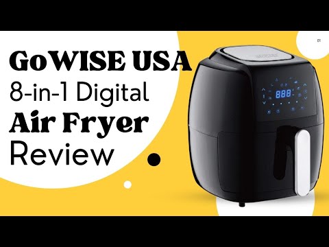 GoWISE USA GW22921-S 8-in-1 Digital Air Fryer with Recipe Book 5.0-Qt Review