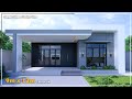 Simple house  modern house design idea   9m x 12m with 3bedroom