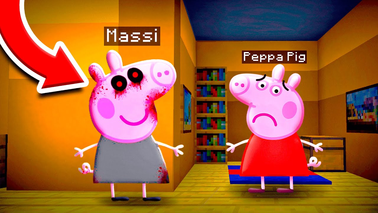 TROLLEO A PEPPA PIG DISFRAZADO DE PEPPA PIG .EXE EN MINECRAFT 😱