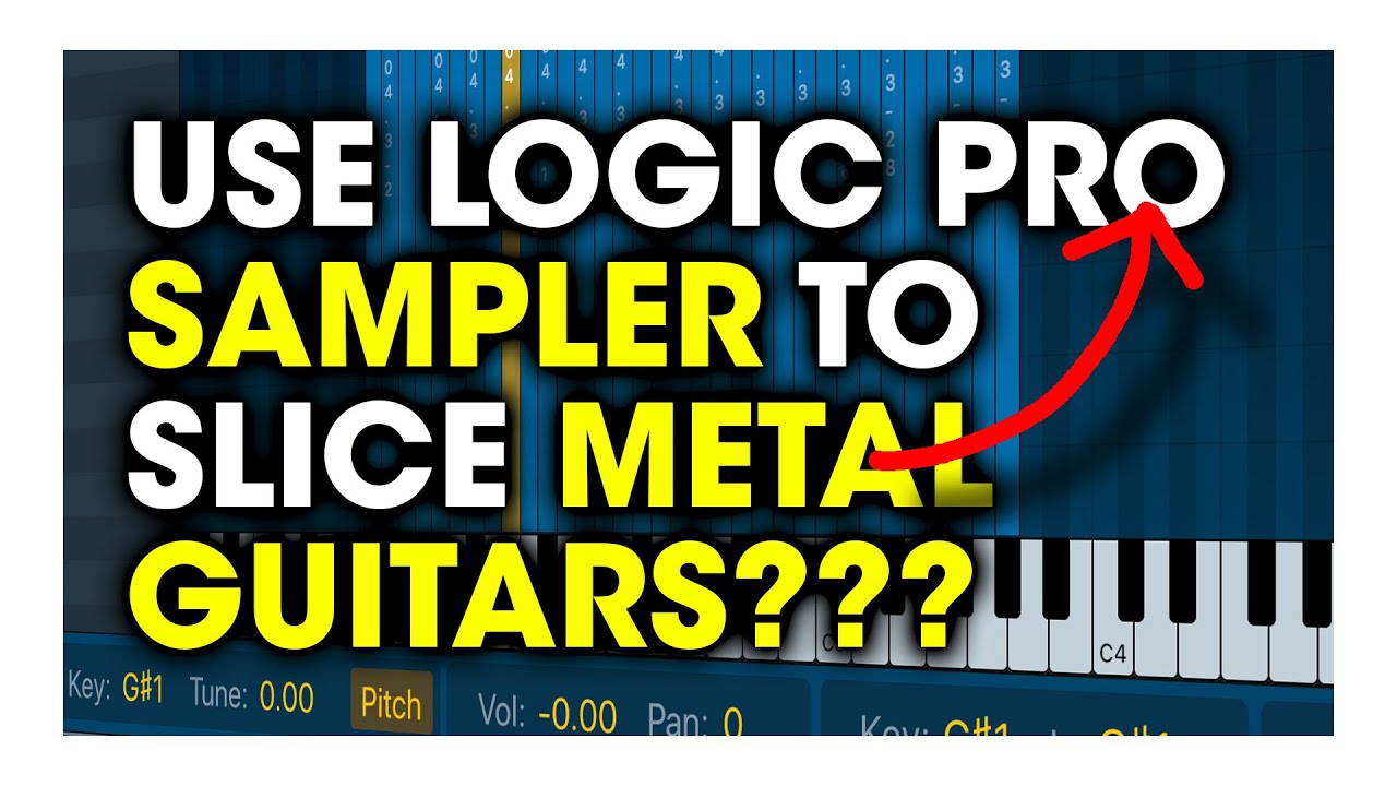 Use the Sampler Track to Slice Metal Guitars??? Logic Pro X Tutorial