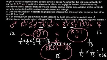 Quantitative genetics - how to solve problems