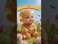 ASMR | HoneyBaby 🍯🐝 Sweet Honeycomb Bites & Spring Bee Sounds | Cute Babyverse Moment #asmr