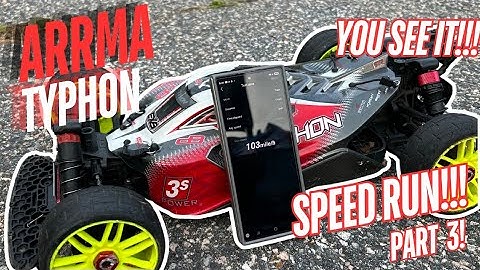 Road to 100 MPH Accomplished! Arrma Typhon 3s 103 MPH Run @UrbanLegendRC@LindenRc215